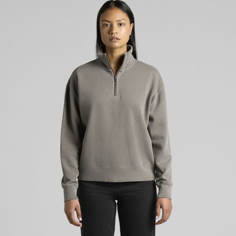 AS Colour Womens Relax Faded Half Zip Thumbnail
